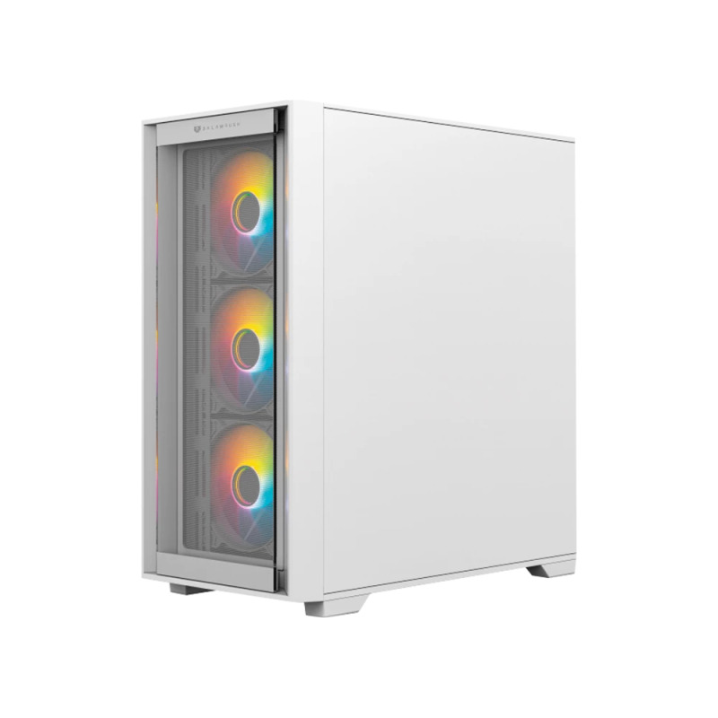 GABINETE GAMER BALAM RUSH / MEDIA TORRE / CARBONO TWIN MATE 6000 / MICRO-ATX, MINI-ATX / 4 VENTILADORES ARGB / PANEL IZQ CRISTAL BISAGRAS + FRENTE INTERCAMBIABLE CRISTAL - MESH / BLANCO / BR-938822 image 7
