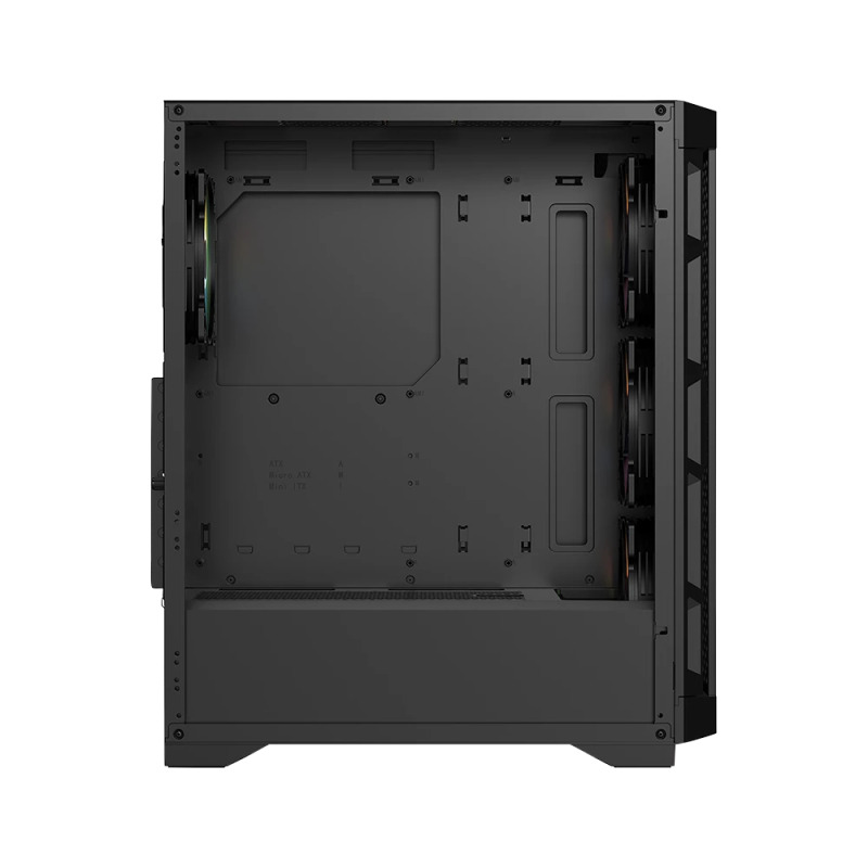GABINETE GAMER BALAM RUSH CARBONO TWIN MATE 5000 / MEDIA TORRE / ATX,MICRO-ATX, MINI-ATX / 4 VENTILADORES ARGB / PANEL IZQ CRISTAL + FRENTE INTERCAMBIABLE CRISTAL- MESH / NEGRO / BR-938839 image 5