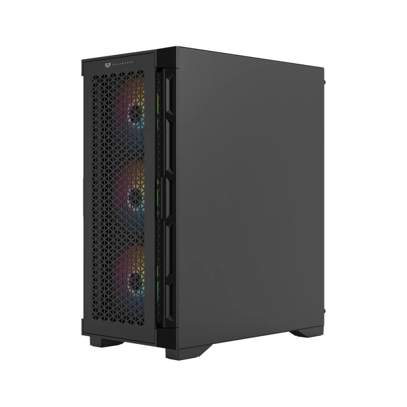 GABINETE GAMER BALAM RUSH CARBONO TWIN MATE 5000 / MEDIA TORRE / ATX,MICRO-ATX, MINI-ATX / 4 VENTILADORES ARGB / PANEL IZQ CRISTAL + FRENTE INTERCAMBIABLE CRISTAL- MESH / NEGRO / BR-938839 image 6