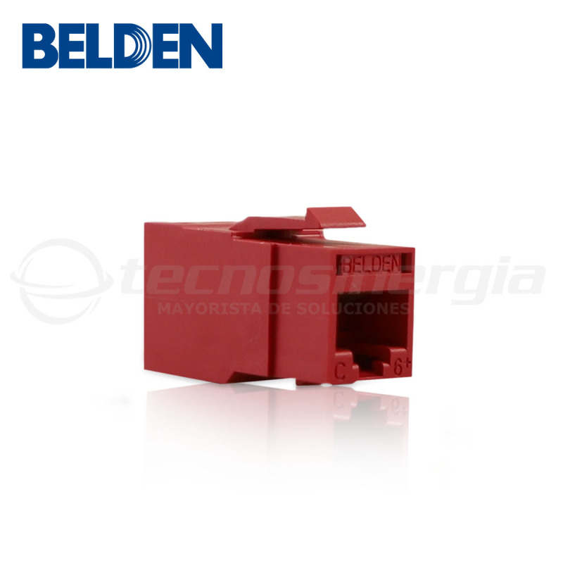 Belden RV6MJKURD-S1 conector RJ-45 Rojo image 2