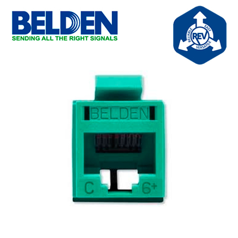 Belden RV6MJKUGN-S1 módulo de conectores de red
