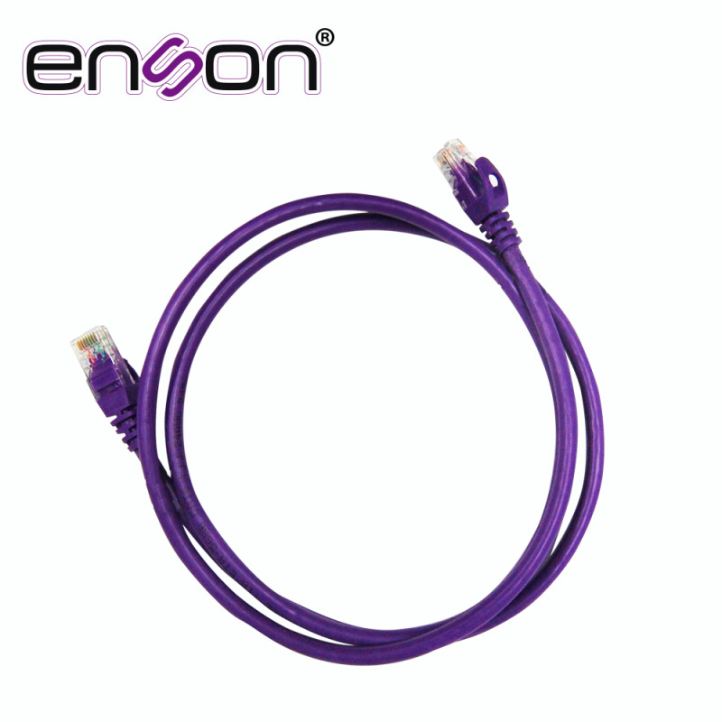 Enson P6012P cable de red Púrpura 1.2 m Cat6 U/UTP (UTP) image 2