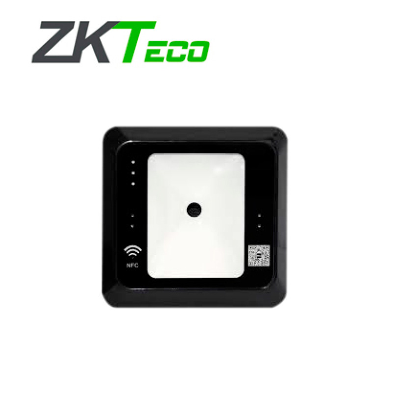 ZKTECO QR500B - Lector Esclavo de Código QR, NFC y Tarjeta Mifare Frecuencia 13.56MHz / DC 12V o 5V por USB / Cable USB Incluido / Conexión Wiegand / Compatible con Paneles InBio y Serie C3 image 2