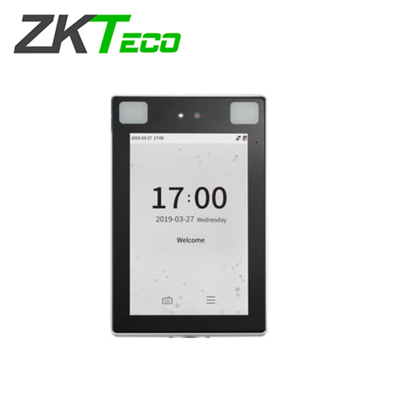 ZKTECO ProFace X- Terminal de Control de Acceso con Reconocimiento Facial / para Exterior / 30000 Rostros / 50000 Tarjetas RFID 125 Khz / 8 Pulgadas / IP68 / IK04 / Serie Visible Light / #MTD image 2