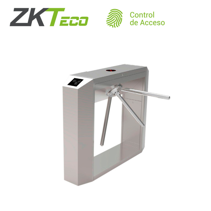 ZKTECO TS200 - Torniquete Bidireccional / Acero SUS304 / Desbloqueo de Seguridad sin Energía / No cuenta con Lectores y Panel / 110V / Exterior Protegido / Tráfico de 25 a 30 x Min / Ancho de Carril 50.5 cm / 1 millón de Ciclos / Apertura con Pulso Seco image 3