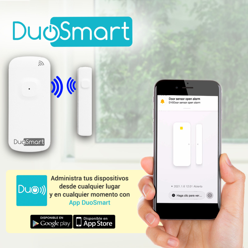 DuoSmart D10 sensor de puertas/ventanas Alámbrico Blanco image 2