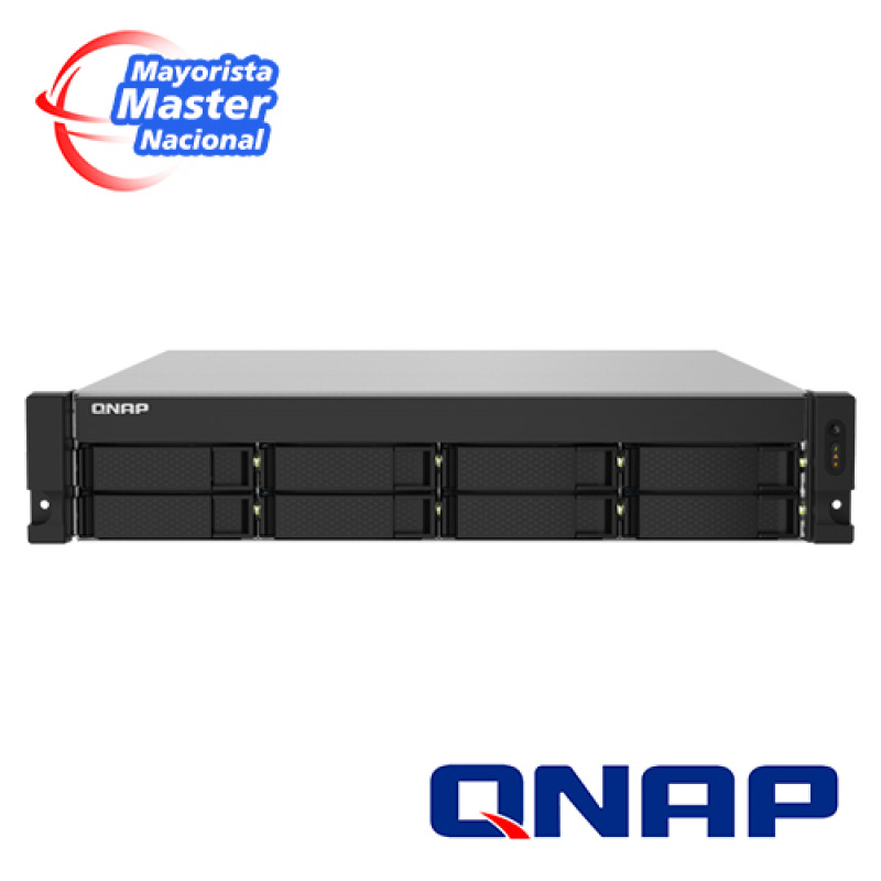 NAS QNAP TS-832PXU-RP-4G/FUENTE REDUNDANTE/ 8 BAHIAS SATA HDD 3,5/RACK 2U/NUCLEO CUADRUPLE 1.7GHZ/4GB DDR4 UDIMM AMPLIABLE A 16GB/2 PTO 2,5 GBE /2 PTO 10 GBE /USB 3.2 X4/ HOTSWAP/ NO INCLUYE DISCOS image 3