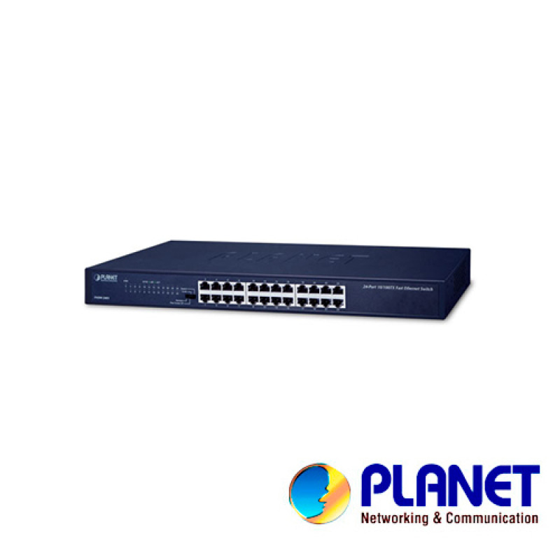 PLANET FNSW-2401 dispositivo de redes No administrado Fast Ethernet (10/100) 1U Azul image 2