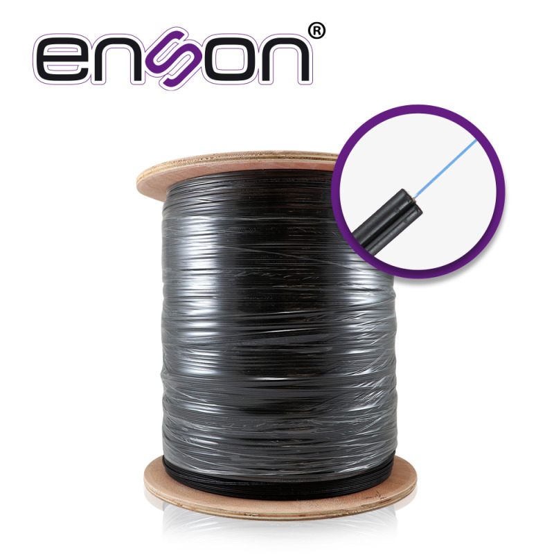 Enson ENS-DF1COS2 cable de fibra óptica 1000 m OS2 Negro image 2