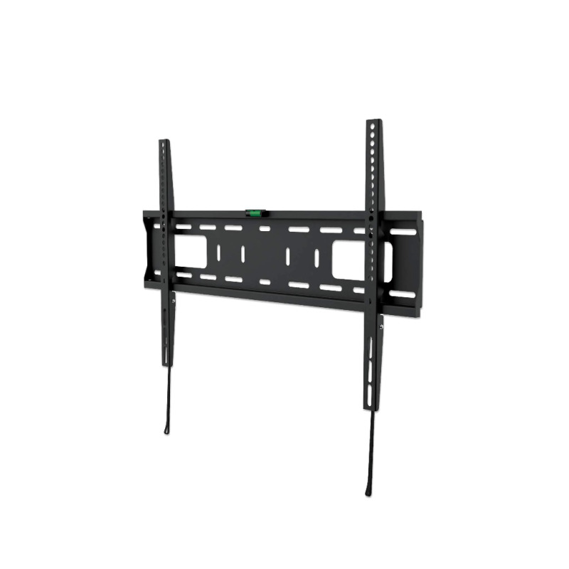 MANHATTAN 461986 - Soporte para monitor con montaje en pared  / Pantallas de 37" a 70" / Soporta hasta 50 Kg / Disceño ultra delgado / Color Negro / VESA / Instalación Fija