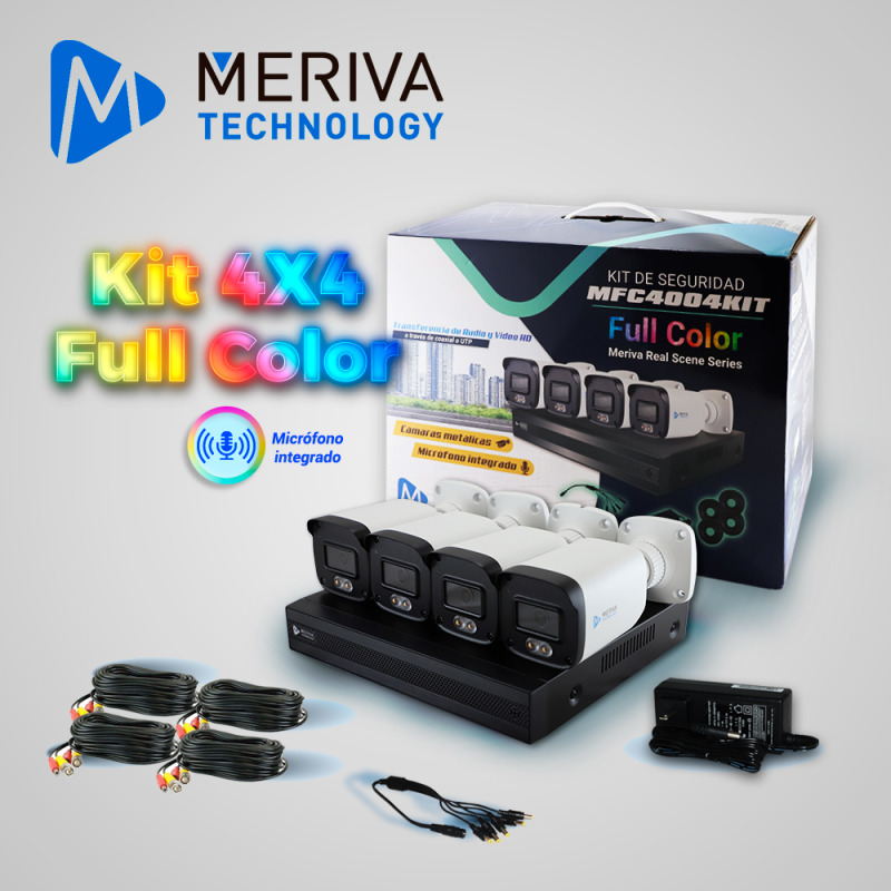 Meriva Technology MFC4004KIT kit de videovigilancia Alámbrico 4 canales image 2