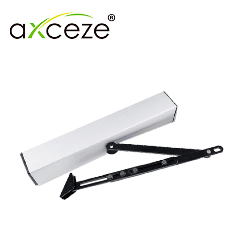 Axceze AX-PUSHBAR muelle para puertas Universal Cierre de puerta montado sobre la superficie (brazo normal) Negro image 2