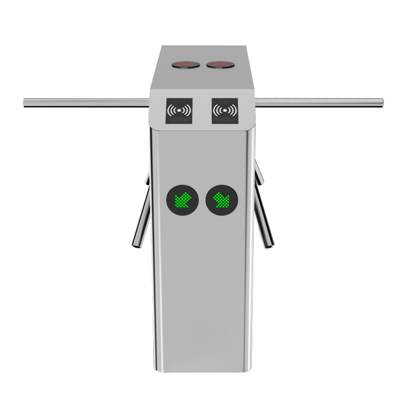 ZKTECO TS2200PRO - Torniquete Trípode Doble Carril Bidireccional / Semiautomático / Acero Inoxidable / Indicadores LED / 110V / Exterior Protegido / Requiere lectores y Panel image 4