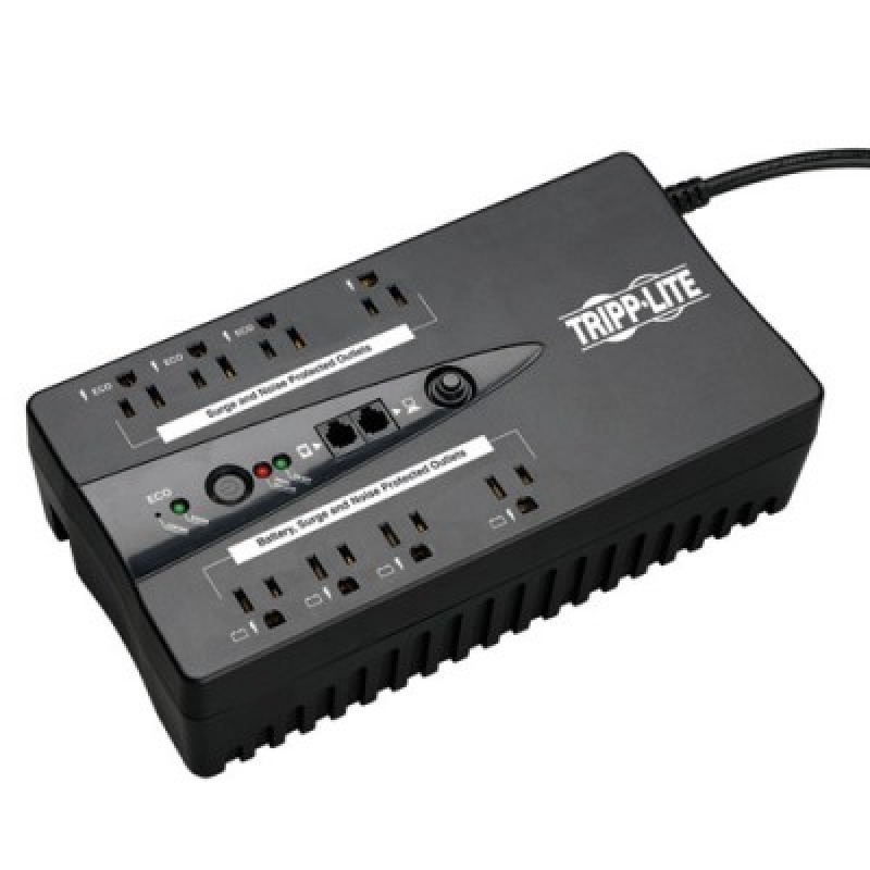 NOBREAK TRIPP-LITE ECO550UPS STANDBY AHORRADOR DE ENERGIA 120V 550VA / 300W, ECO, USB Y 10 CONTACTOS image 2