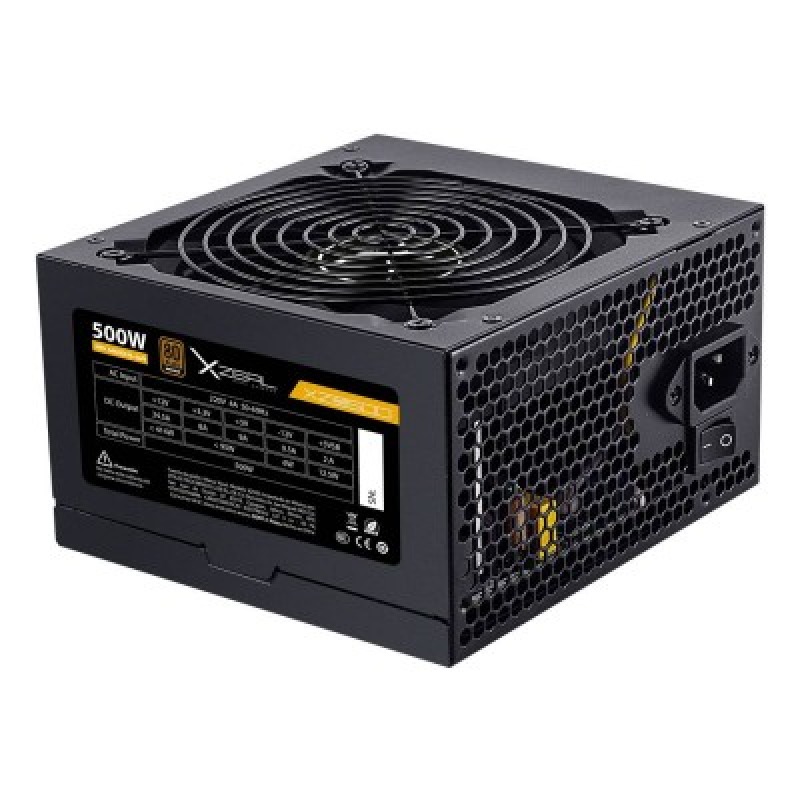 FUENTE DE PODER XZEAL (XZPS500B) XZ500, 500W, ATX, 80 PLUS BRONCE, NO MODULAR, NEGRO image 2