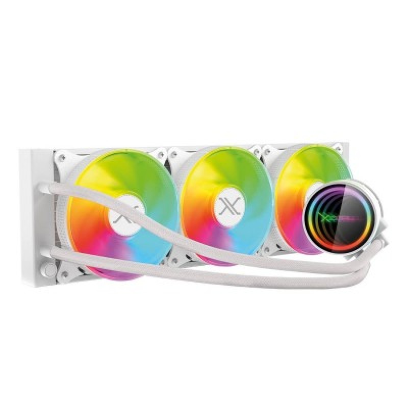 VENTILADOR P/CPU XZEAL (XZCO411W) 3 FANS 120MM ARGB, ENFRIAMIENTO LIQUIDO, BLANCO image 2