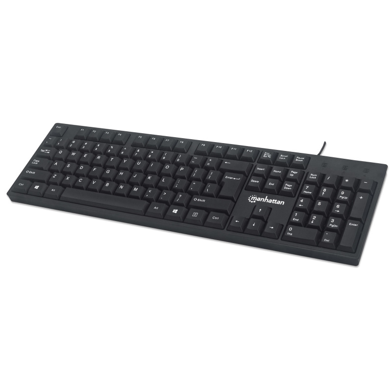 TECLADO,MANHATTAN,179324, MX USB CABLEADO