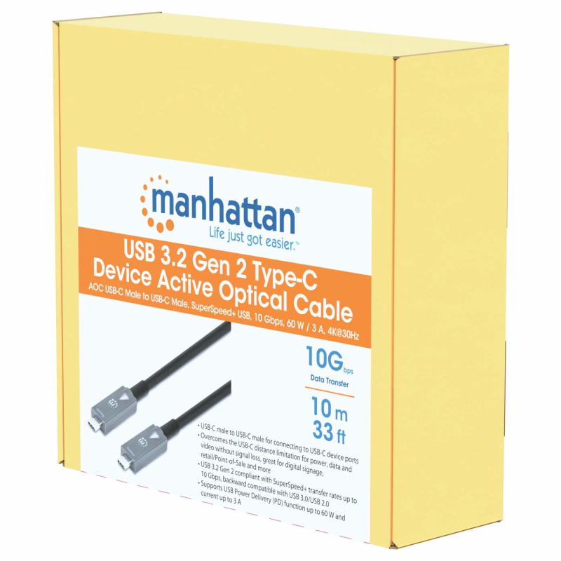 Manhattan - 356428 Cable USB-C de fibra óptica (AOC) USB 3.2 Gen 2 image 8
