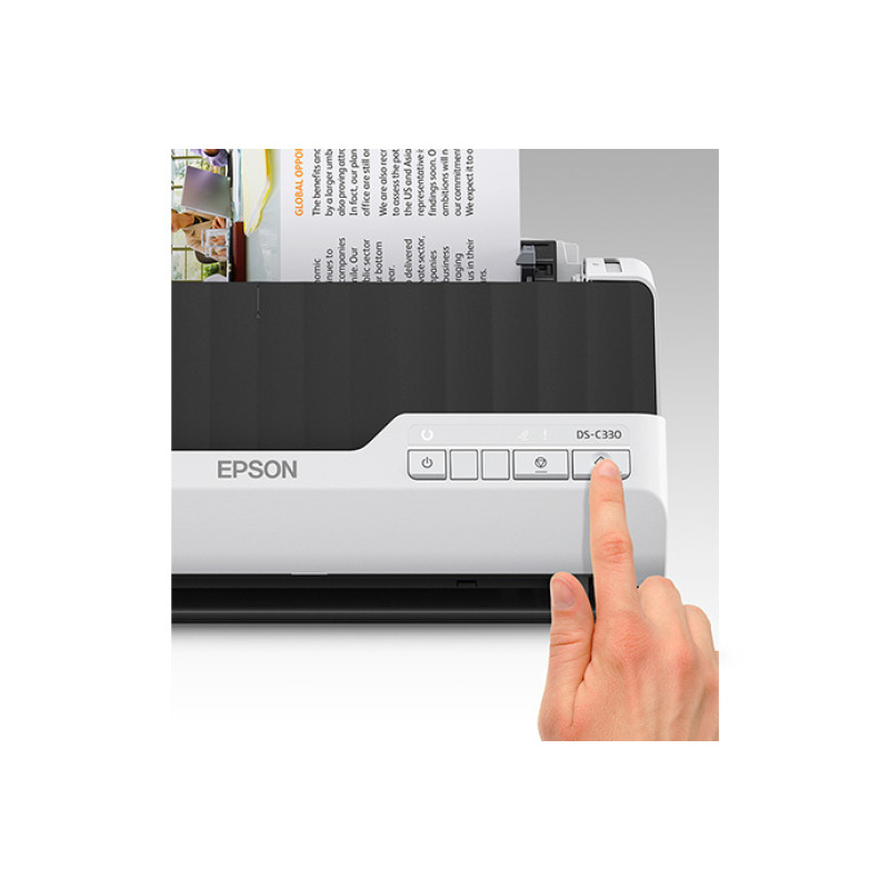 ESCANER EPSON DS-C330 30 PPM / 60IPM, 600DPI, USB, DUPLEX image 10
