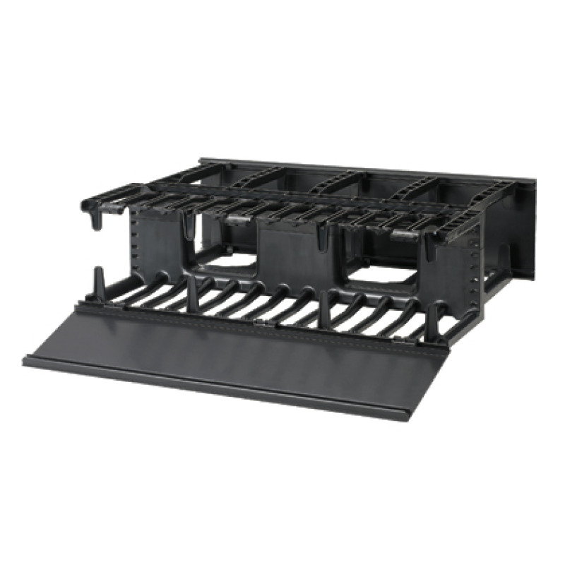 Organizador de Cables Horizontal NetManager Doble Frontal y Posterior Para Rack de 19in 3UR