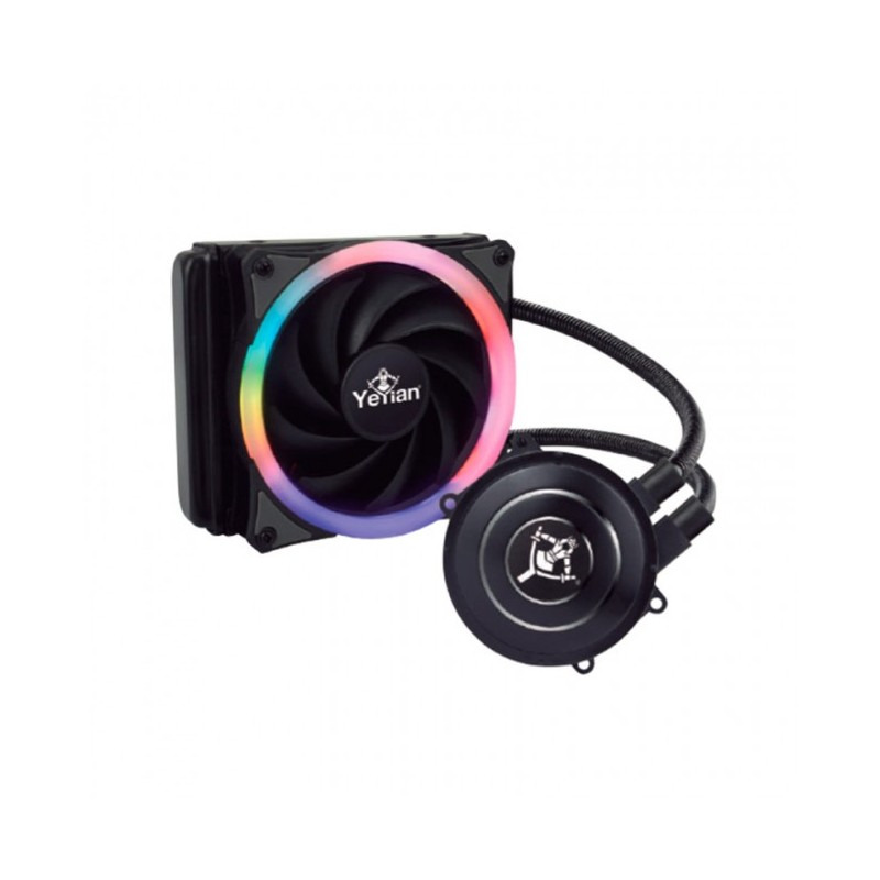Yeyian WC1200 sistema de refrigeración de computadora Procesador Refrigerador de líquidos todo en uno 12 cm Negro