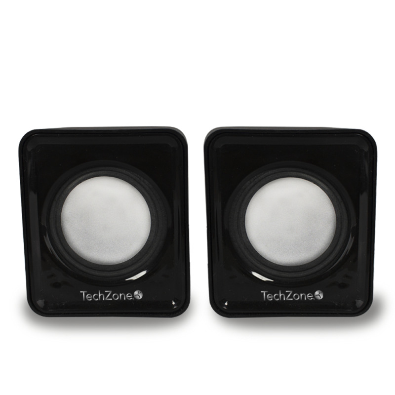 BOCINA PARA PC TECHZONE TZBOC3.5 ENTRADA 3.5MM NEGRO