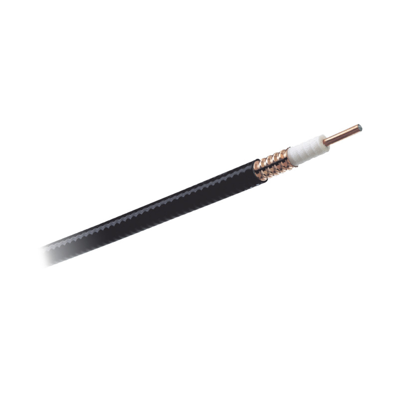 Cable coaxial Heliax de 1/2", cobre corrugado, blindado, 50 Ohms, carrete de 305 metros
