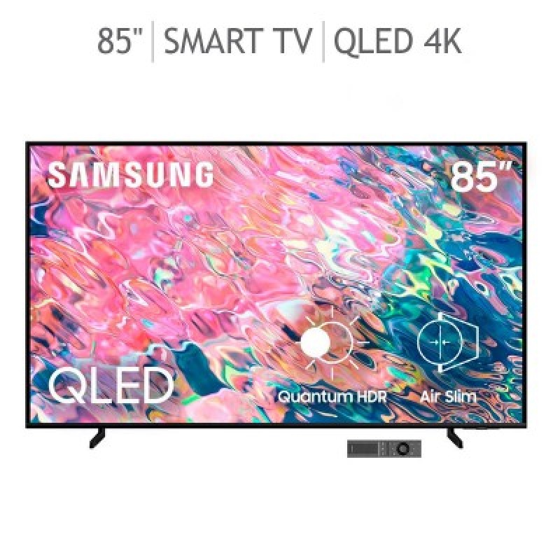 Samsung Q60BA Smart TV 85" 4K HDMI x 3 USB x 2 Bluetooth Wi