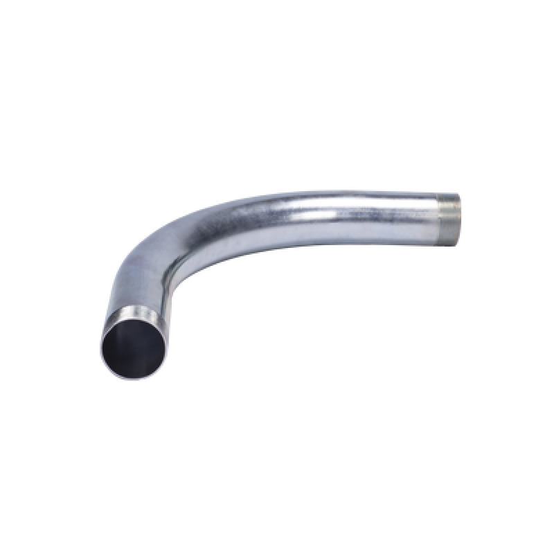 Codo de 90 de 1 1/2 38mm pared gruesa con rosca galvanizado etiqueta amarilla