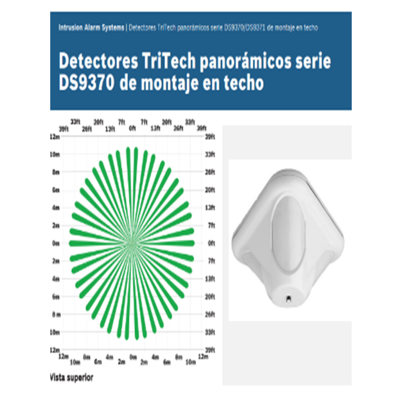 BOSCH I_DS939 Sensor PIR panoramico 360 grados / 21 M / PROCESAMIENTO
