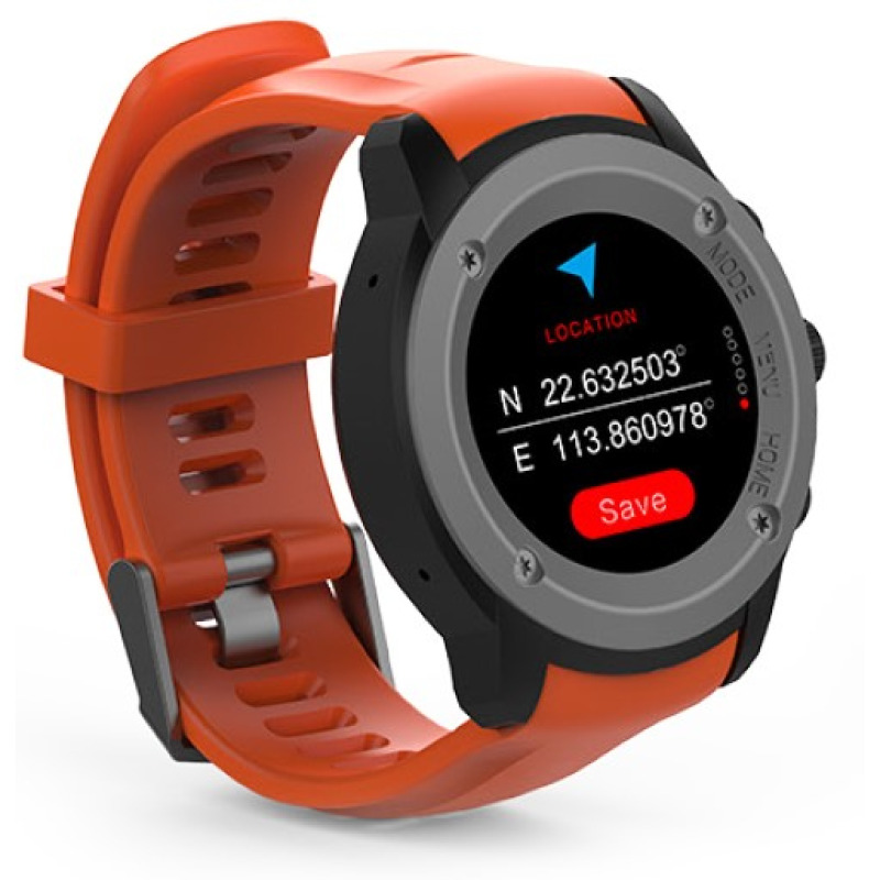 Ghia GAC-141 reloj inteligente y deportivo 3.3 cm (1.3″) LCD Negro, Gris GPS (satélite)
