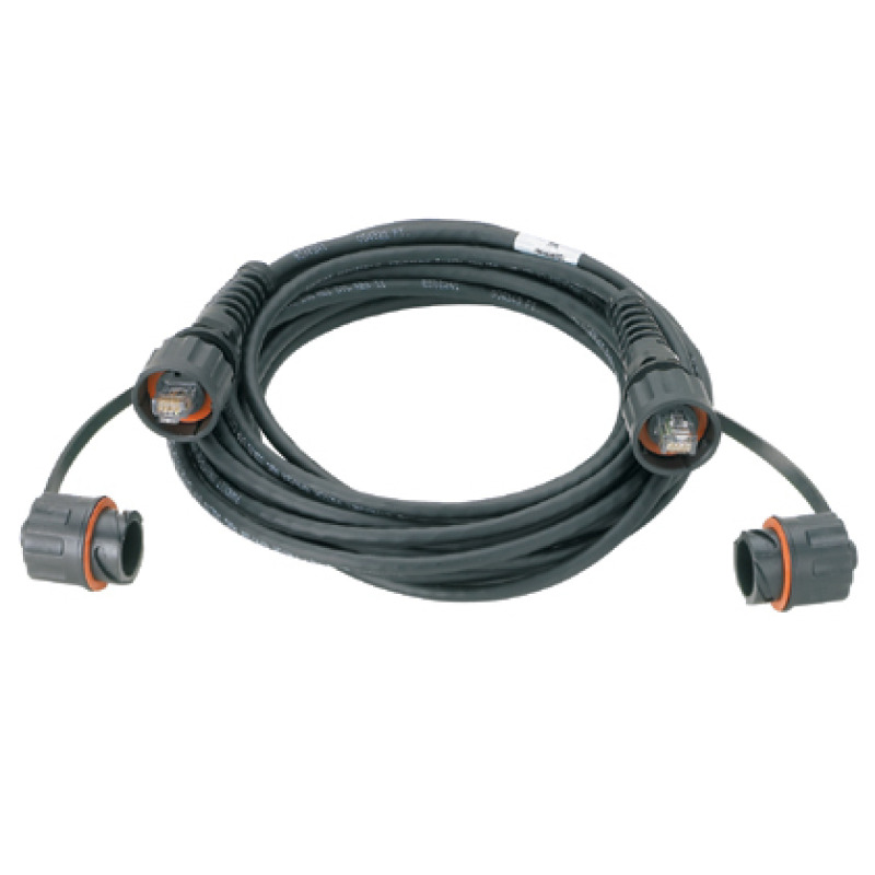 Patch Cord Cat6A IndustrialNet Blindado S/FTP Con Un Plug Industrial y Tapa 2 Metros