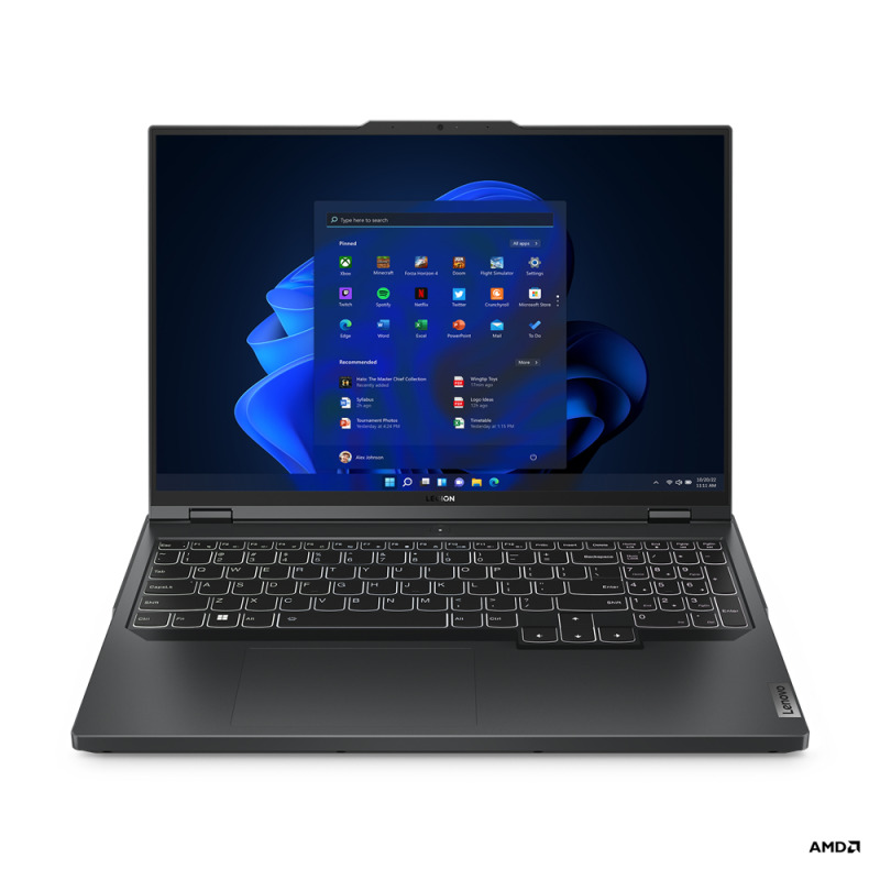 LAPTOP LENOVO IDEA GAMING LEGION 5 PRO 16ARX8 / RYZEN 7 7745HX 3.6GHZ / 16GB DDR5 2 X 8GB / 512GB SSD / RTX 4060 8GB / 16 WQXGA 2560X1600 / ONYX GREY / WIN 11 HOME / 1YR CS