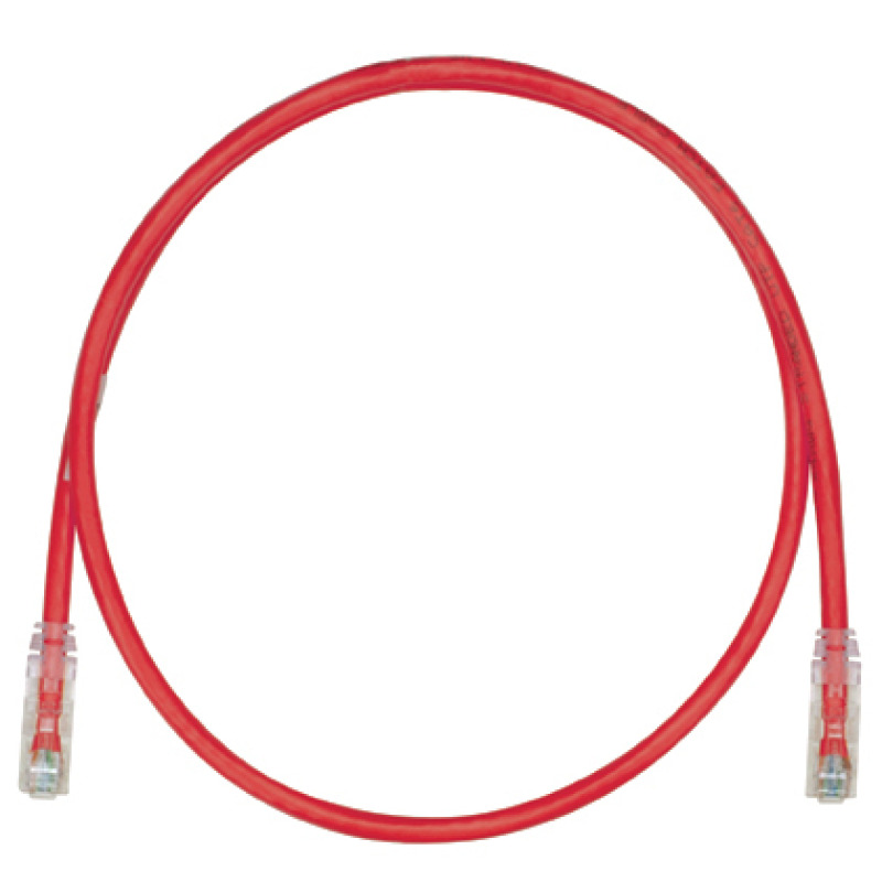Cable de Parcheo TX6 UTP Cat6 24 AWG CM Color Rojo 5ft