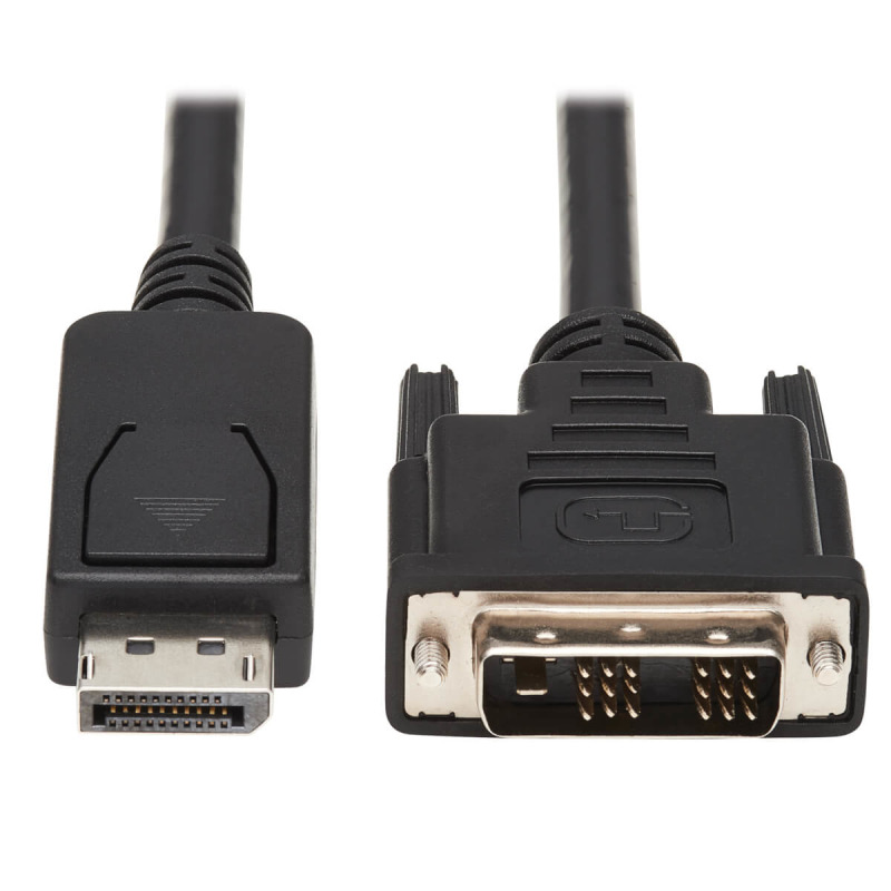 Tripp Lite P581-006 Cable DisplayPort a DVI, Adaptador DisplayPort con Broches a DVI-D de Conexión Única (M/M), 2 m [6 pies]