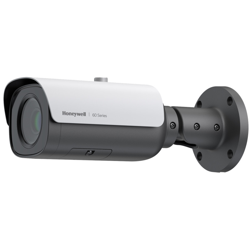 Bala IP 5 Megapixel / Lente Motorizado 5 a 50 mm / 60 mts IR / WDR 120 dB / Alarmas y Audio I/O / PoE/ H265 / Exterior IP67 / Antivandálica IK10 / Serie 60 / Honeywell Security / Cumple con NDAA