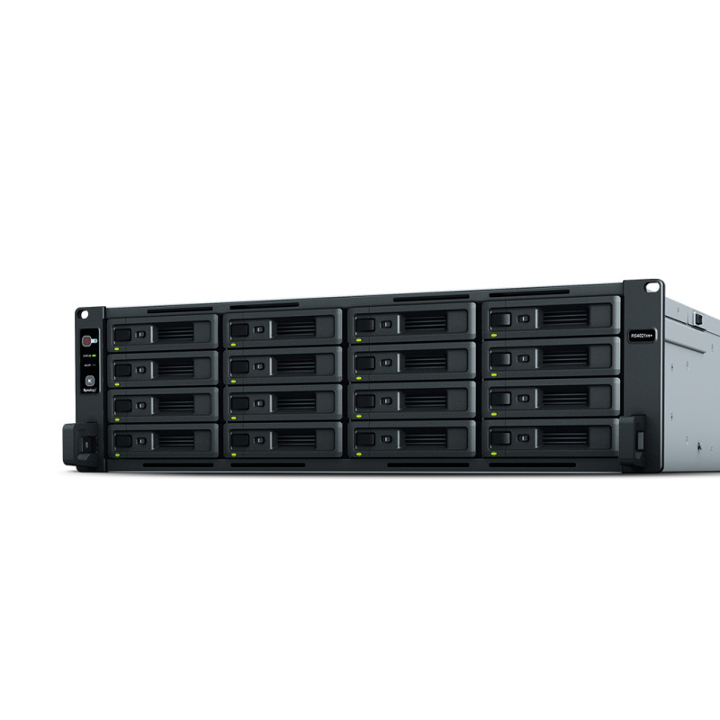 NAS SYNOLOGY RS4021XS+ /16 BAHIAS/ 8 NUCLEOS 2.1BASE- 2.7TURBO GHZ/16 GB DDR4 ECC UDIMM/LANGIGABITX4/ LAN 10GBE X2/USB 3.2 X 2/288 TB Y CON UNIDAD DE EXPANSIN HASTA 720TB/HOT-SWAP/INTEL XEON D-1541