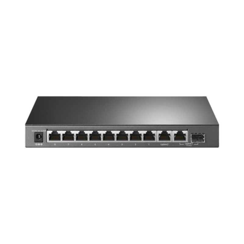 Switch PoE No Administrable De Escritorio 10 Puertos / 8 puertos 10/100/1000 Mbps PoE af/at Inteligiente / Presupuesto 123 W / Modo Extendido hasta 250 metros
