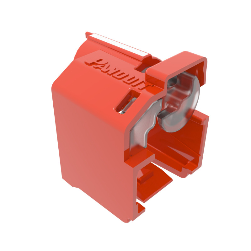 Kit de 10 Dispositivos Recubiertos para Impedir Desconexión de Plug RJ45 Color Rojo Incluye Herramienta para Instalar/Retirar