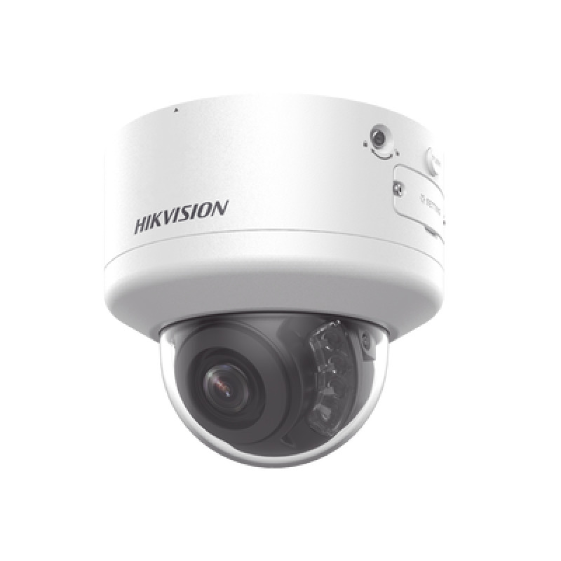 Domo IP 4 Megapixel / Lente Mot 27 a 135 mm / Dual Light 40 mts IR  40 mts Luz Blanca  / Exterior IP66 / IK10  / Audio y Alarma I/O / PoE / ONVIF / Micro SD / 4 Analíticos AcuSense Deteccion Facial Conteo de Personas por Cruce y Zona