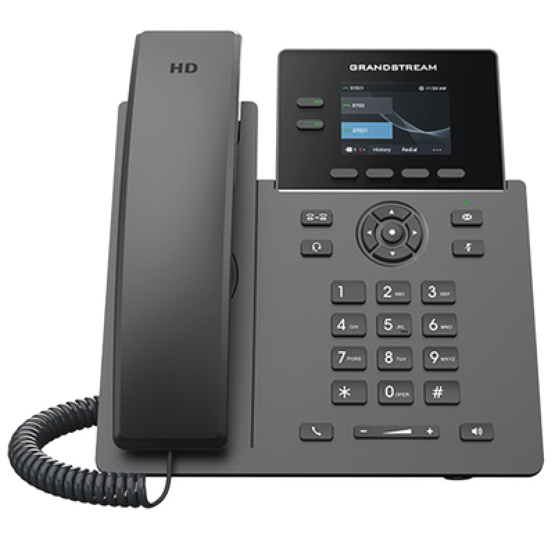 TELÉFONO IP POE GRADO OPERADOR DE 2 LÍNEAS / PANTALLA LCD TFT 24 PULGADAS COLOR / 8 BOTONES VIRTUALES MULTIUSO / SEGURIDAD CARRIERGRADE / COMPATIBLE CON GDMS / AUDIO HD / CONFERENCIAS DE AUDIO 5 VÍAS