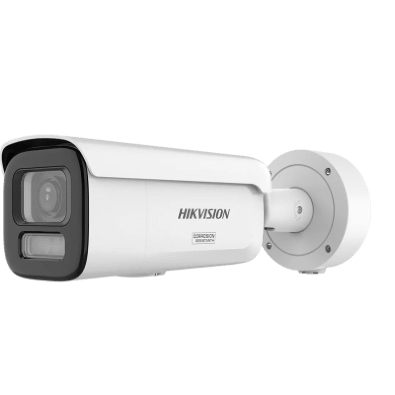 Dual Light  ColorVu 30  HikAI Bala IP 4 Megapixel / Lente Mot 28 a 12 mm / 60 mts IR  Luz Blanca / Exterior IP67 / WDR 130 dB / ACUSENSE 30 / Microfono Integrado / Metal / NEMA 4X / ACUSEARCH