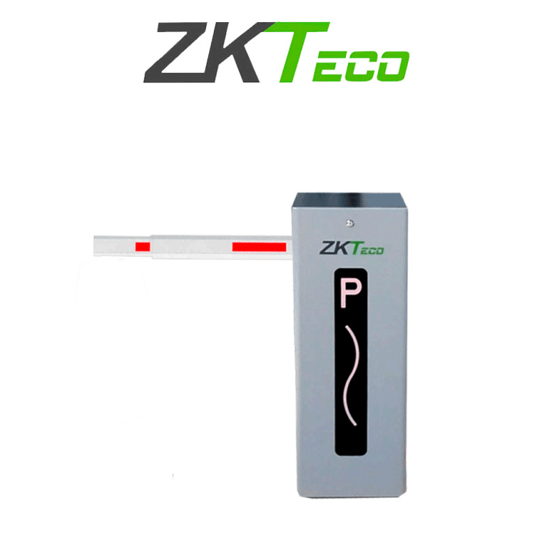 ZKTECO CMP200R - Barrera Vehicular de doble dirección Izq o Der/ Brazo Telescópico de 2.6 hasta 4.5 metros / 3 Seg. / Gabinete con Luz Led Indicador de estado / Sistema Inteligente anti-impacto/ Incluye 2 controles remotos