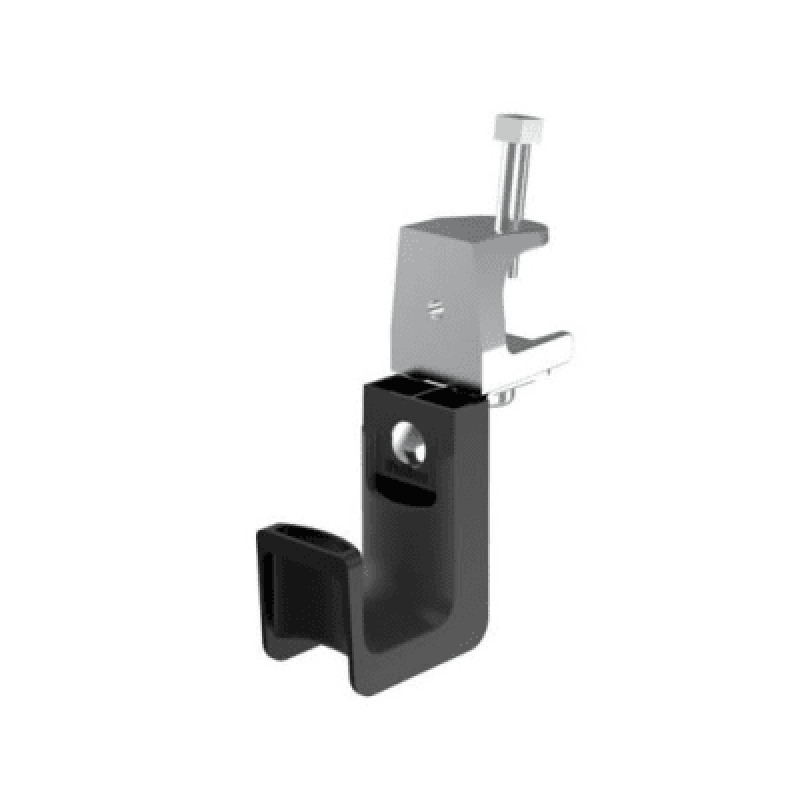 Sujetador STRONGHOLD tipo J JHook Con Abrazadera de Tornillo para Montaje Hasta 8 Cables Cat6 Nylon 66 Color Negro 1 pieza