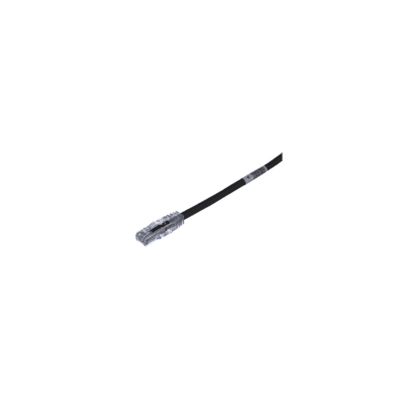 Cable de Parcheo TX6 UTP Cat6 24 AWG CM Color Negro 15 ft