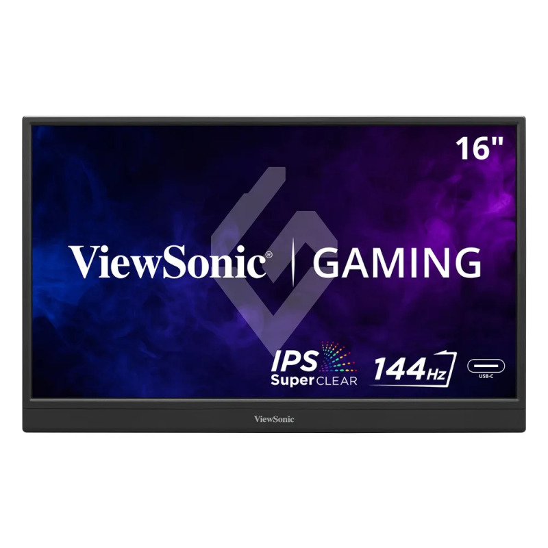 MONITOR VIEWSONIC GAMER PORTATIL VX1654 / IPS / 16 PULGADAS / FULL HD / 1920 X 1080 / USB-C  / MINI HDMI / 144 HZ AMD FREESYNC/ BOCINAS INTEGRADAS/ 3 AÑOS DE GARANTIA