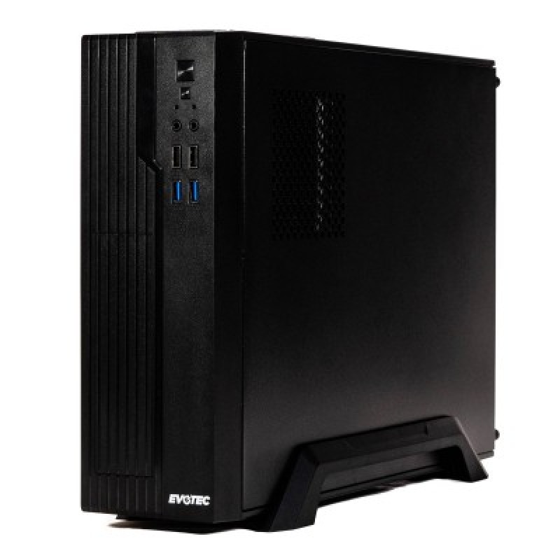 GABINETE EVOTEC (EV-1022) VALENCIA,MICRO ATX,FUENTE 600W,2*USB 3.0,2*USB 2.0,NEGRO