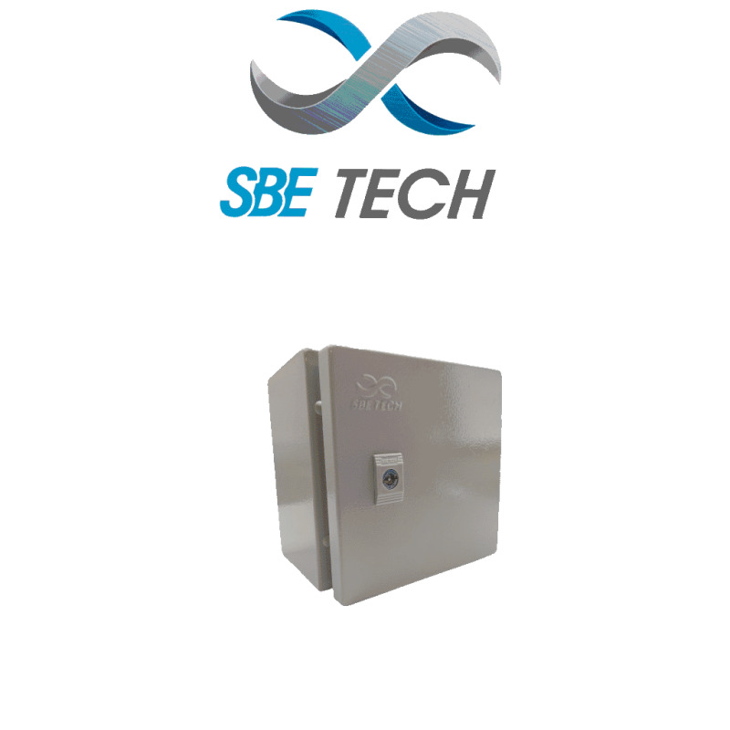 SBETECH 303015 - Gabinete metálico 300mm x 300mm x 150mm / Para uso exterior / IP65 / NEMA 4 / Fabricado en Acero calibre 14
