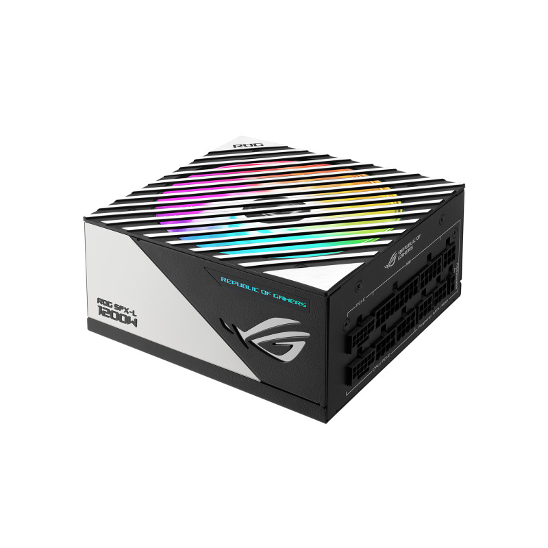 FUENTE DE PODER ASUS ROG-LOKI-1200T /80PLUS TITANIUM /S++ /MODULAR /1600W /SFX-L /ARGB /GAMER