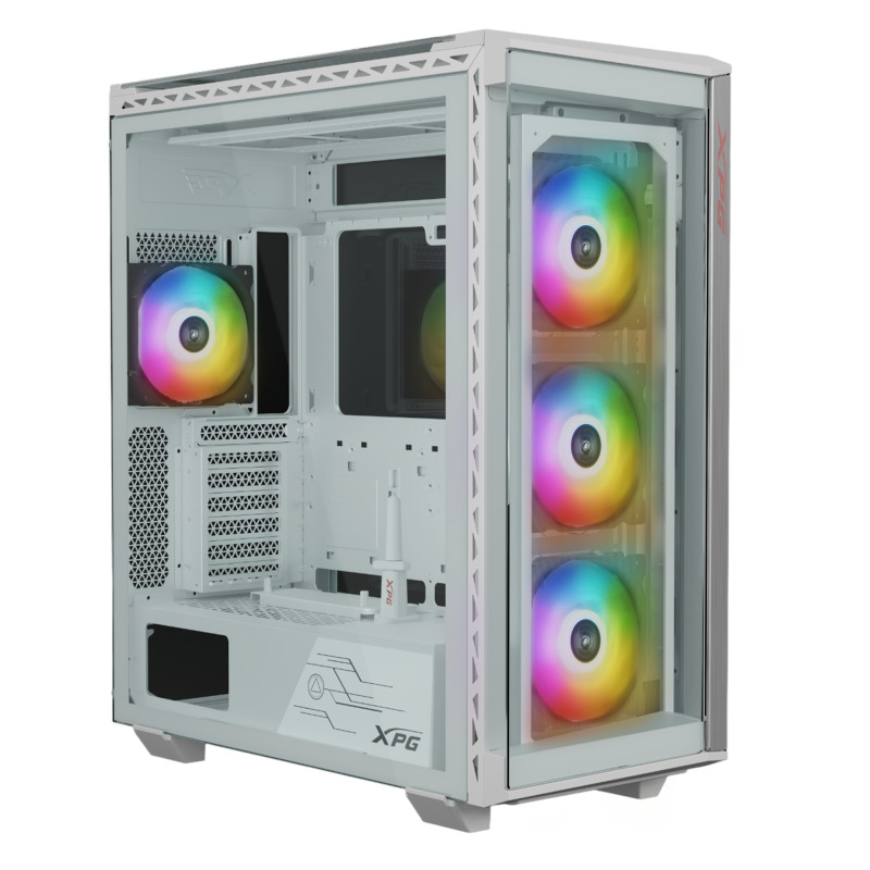 Gabinete XPG BATTLECRUISERIIPST-WHCWW Blanco 4xFan 120 mm ARGB ATX Micro-ATX Mini-ITX 550 x 225 x 506 mm